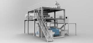 AL--4200mm S Beam PP Spunbons Nonwoven Fabric Non-woven Machine Making Product Line 